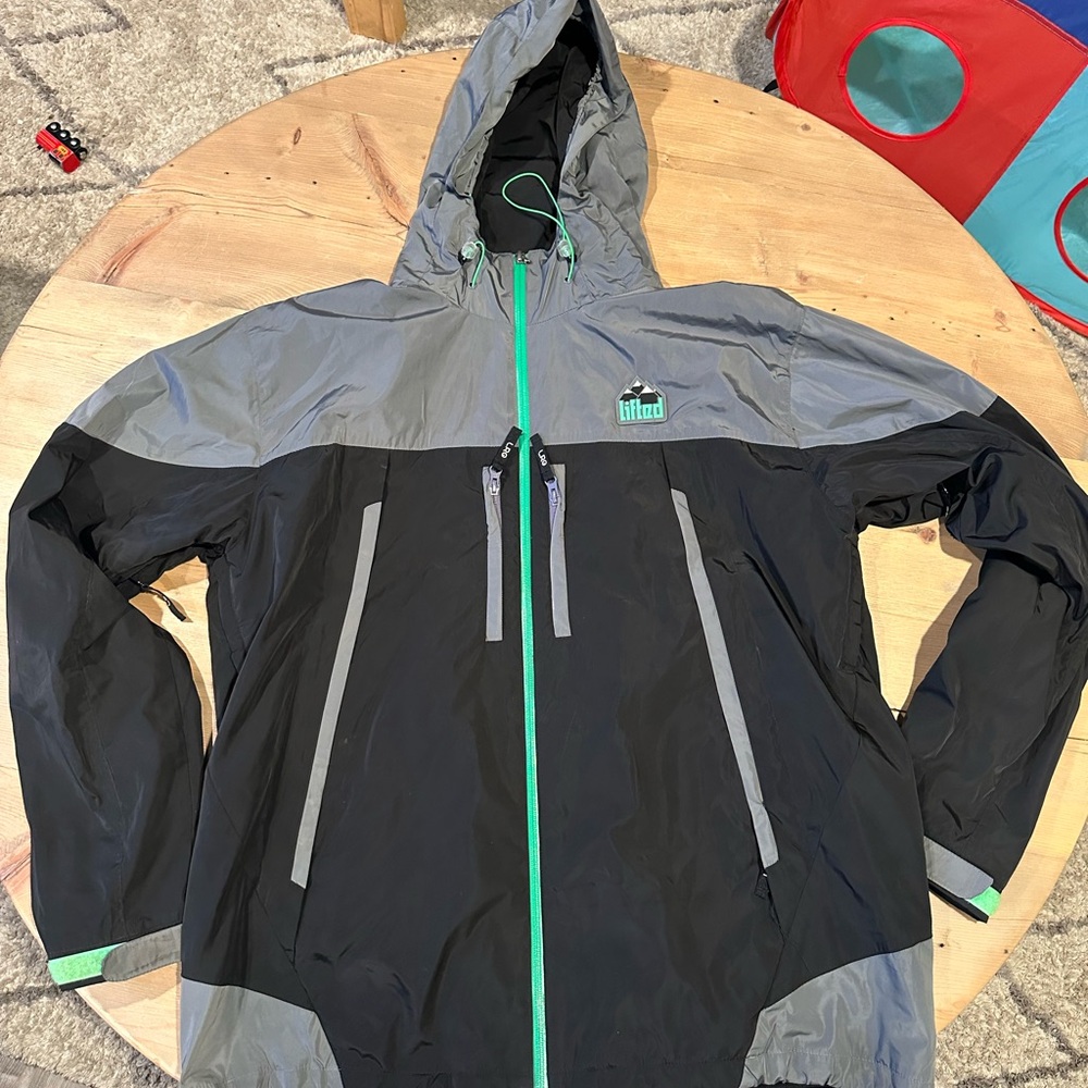 LRG Black and Gray Jacket